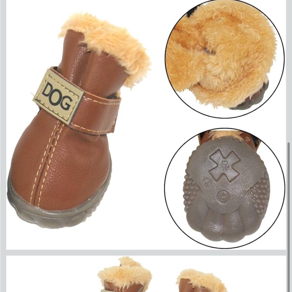 WINSOON Dog Australia Boots for Puppy or Small Dog SIZE 4